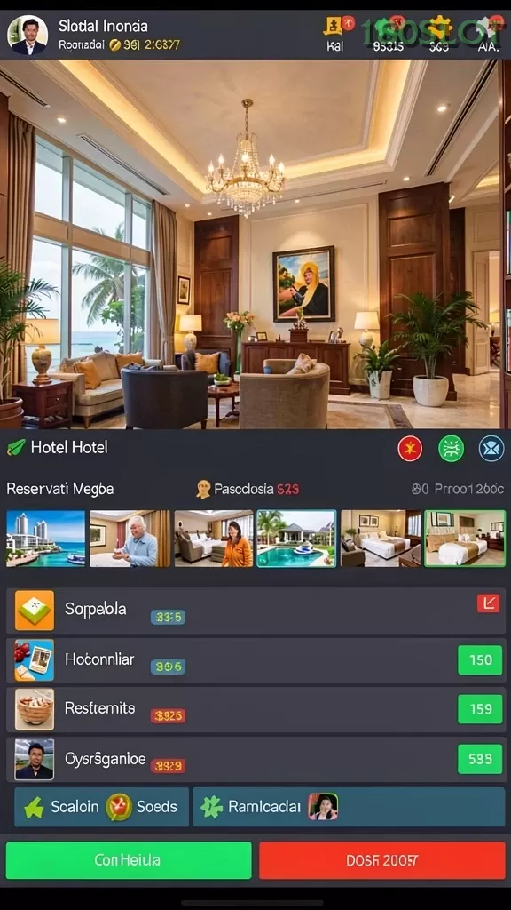 Cuplikan layar PROSLOT — aktivitas